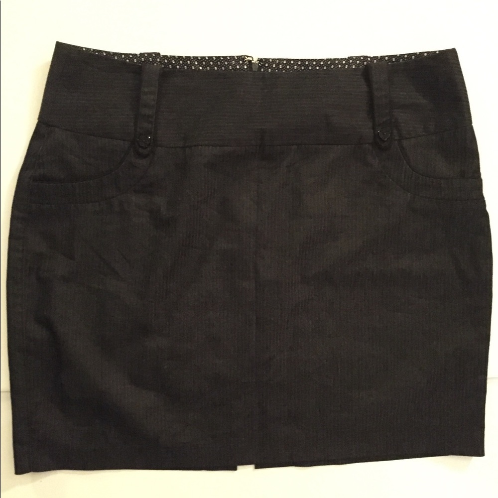 Maurice’s skirt. Gray Pinstripe Plus Size